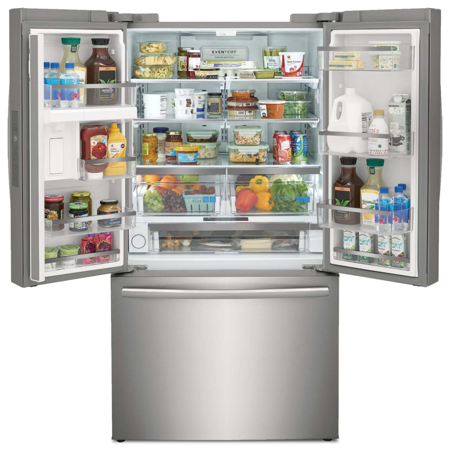 Réfrigérateur Frigidaire Gallery de 23,3 pi³ et de 36 po de profondeur comptoir à portes françaises - Acier inoxydable résistant aux traces…