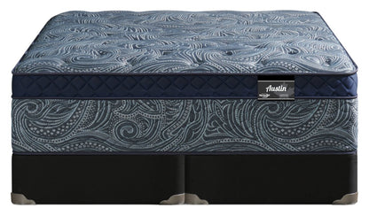 Ensemble matelas semi-ferme à Euro-plateau Austin de Springwall pour très grand lit