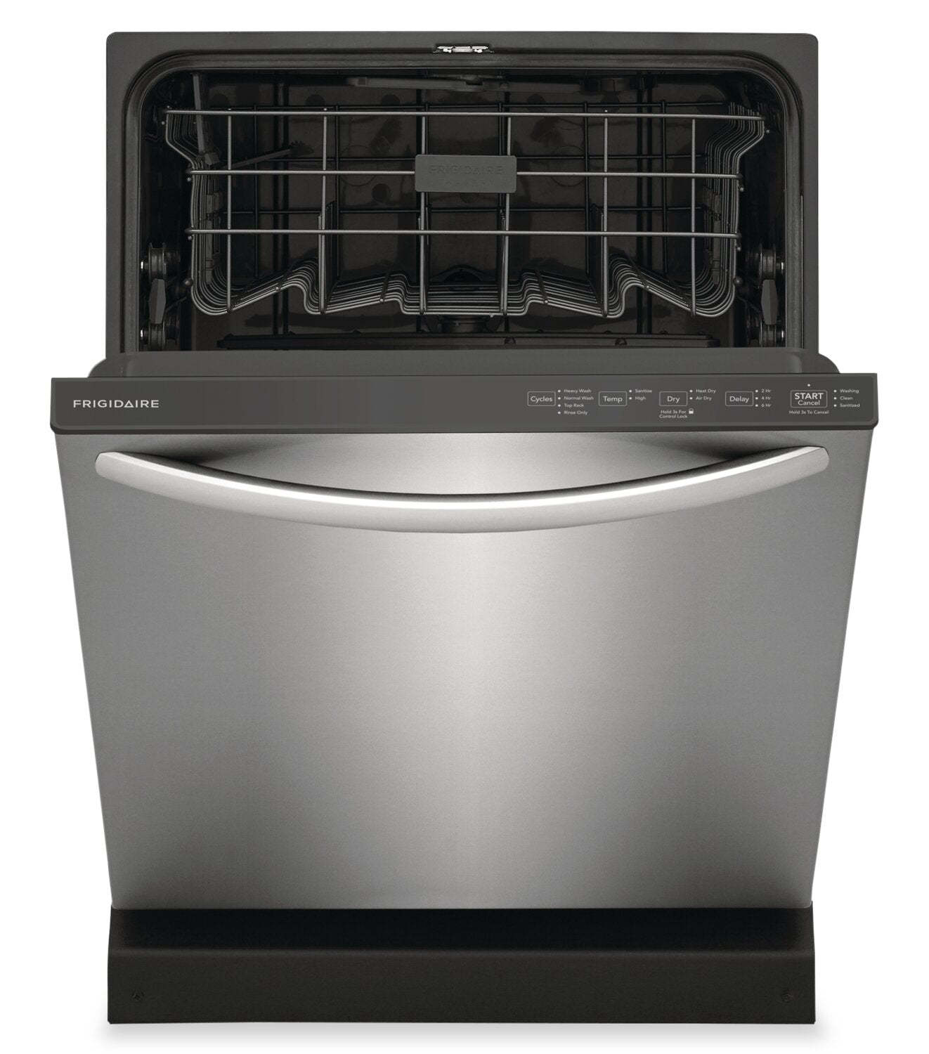 Frigidaire Lave-vaisselle encastrable à commande supérieure 24 52 dBA - Acier inoxydable - FDPH4316AS | Lave-vaisselle encastré Frigidaire de 24 po et de 52 dBA avec commandes sur le dessus - acier inoxyd…