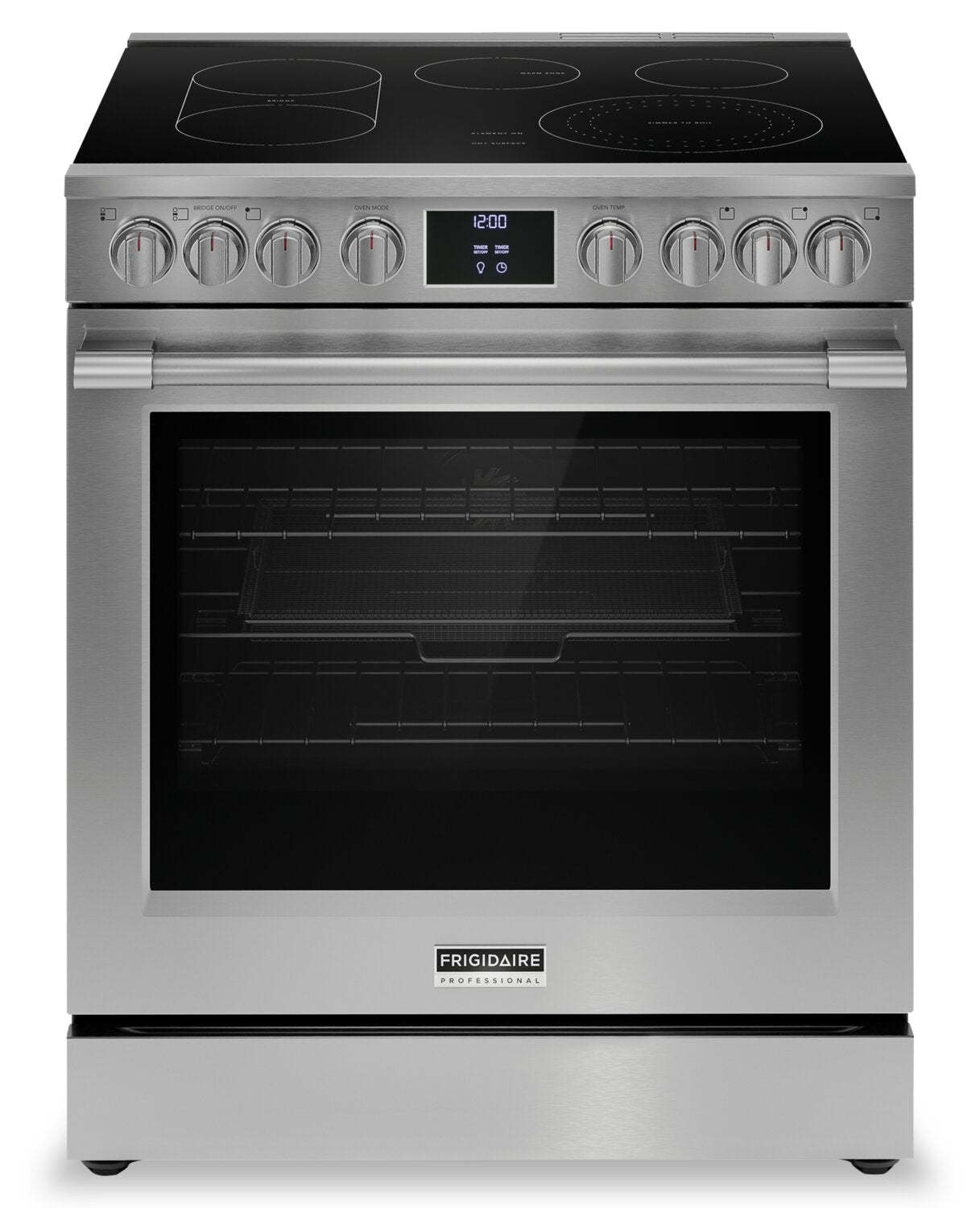 Cuisinière électrique Frigidaire Professional de 6,2 pi³ avec convection totale et friture à air - résistant aux taches®… | Frigidaire Professional 6.2 Cu. Ft. Electric Range With Total Convection and Air Fry - Smudge-Proof®…