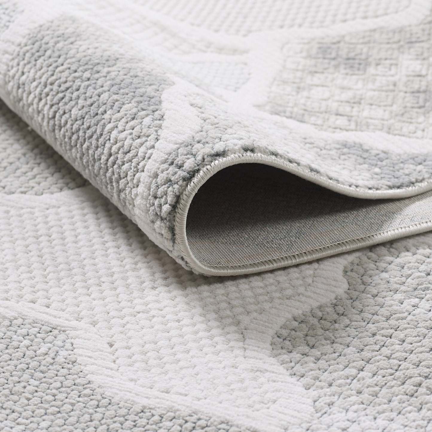 Tapis gris Cove Waves - 6'7 x 9'6 | Carpette Cove grise à motif de vagues - 6 pi 7 po x 9 pi 6 po