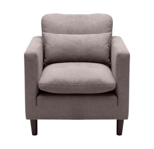 Chaise Kortlyn 33 en tissu d'apparence lin - Gris | Fauteuil Kortlyn de 33 po en tissu d'apparence lin - gris