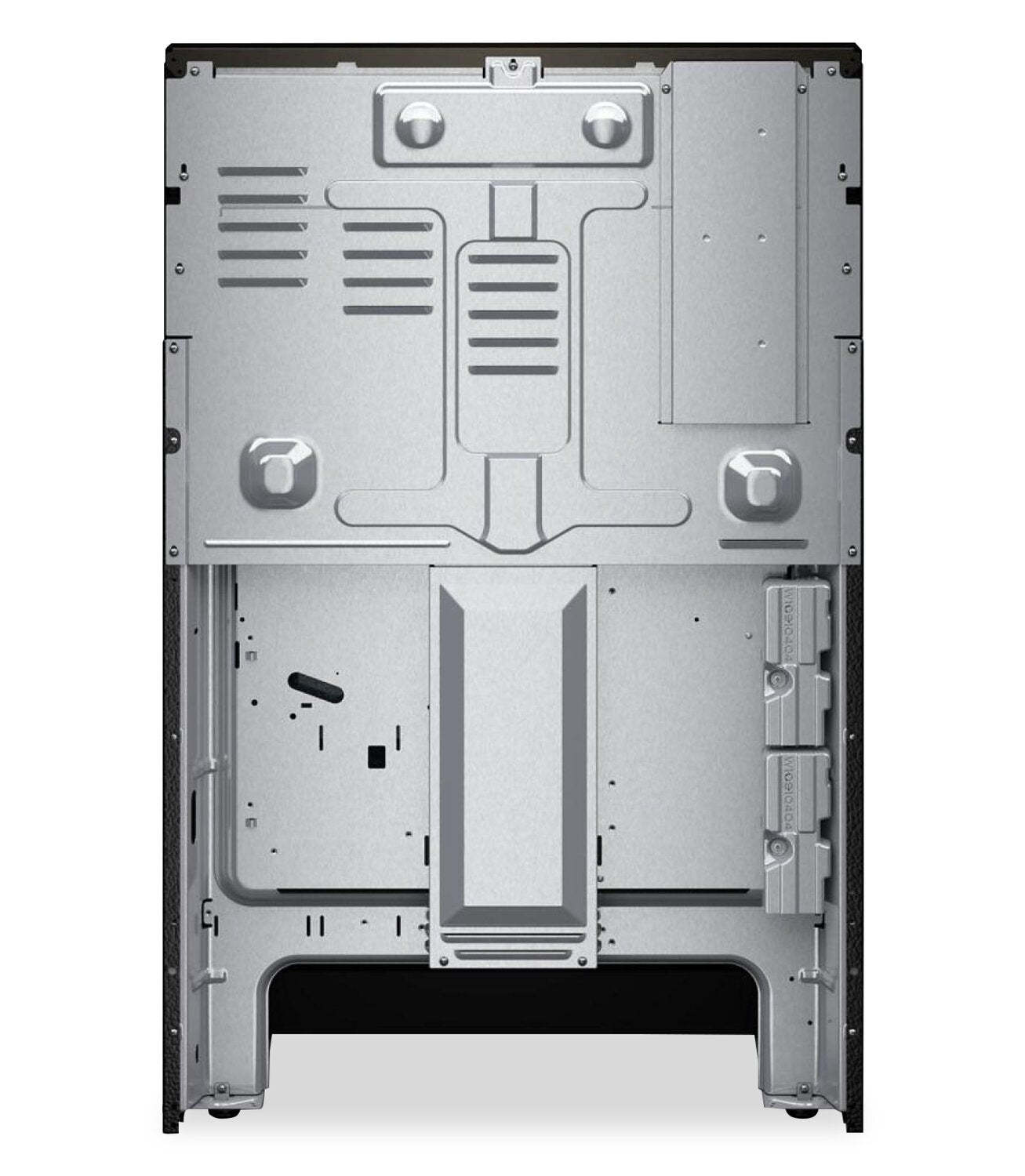 Cuisinière électrique Whirlpool de 5,3 pi3 avec cuisson à air – noir sur acier inoxydable - YWFES5730SV | Bain à remous 5,3 Cu. Fort. Cuisinière électrique avec cuisson à l'air - Noir sur acier inoxydable - YWFES5730SV