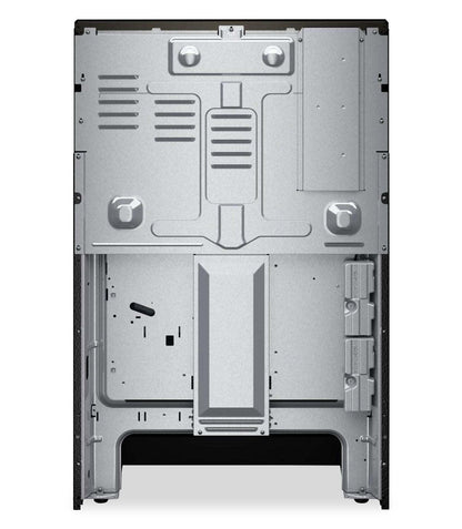 Cuisinière électrique Whirlpool de 5,3 pi3 avec cuisson à air – noir sur acier inoxydable - YWFES5730SV | Bain à remous 5,3 Cu. Fort. Cuisinière électrique avec cuisson à l'air - Noir sur acier inoxydable - YWFES5730SV