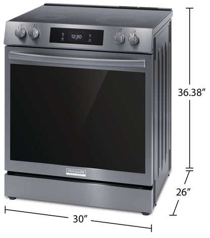 Cuisinière électrique Frigidaire Gallery de 6,2 pi³ avec convection totale et friture à air - acier inoxydable résistant aux taches…