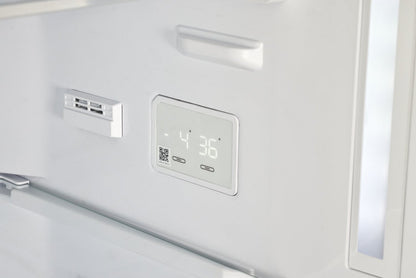 Réfrigérateur Classic Rétro par Unique de 24 po et de 12 pi3 à congélateur inférieur - turquoise brume marine - UGP-340L T AC | U340LTAC