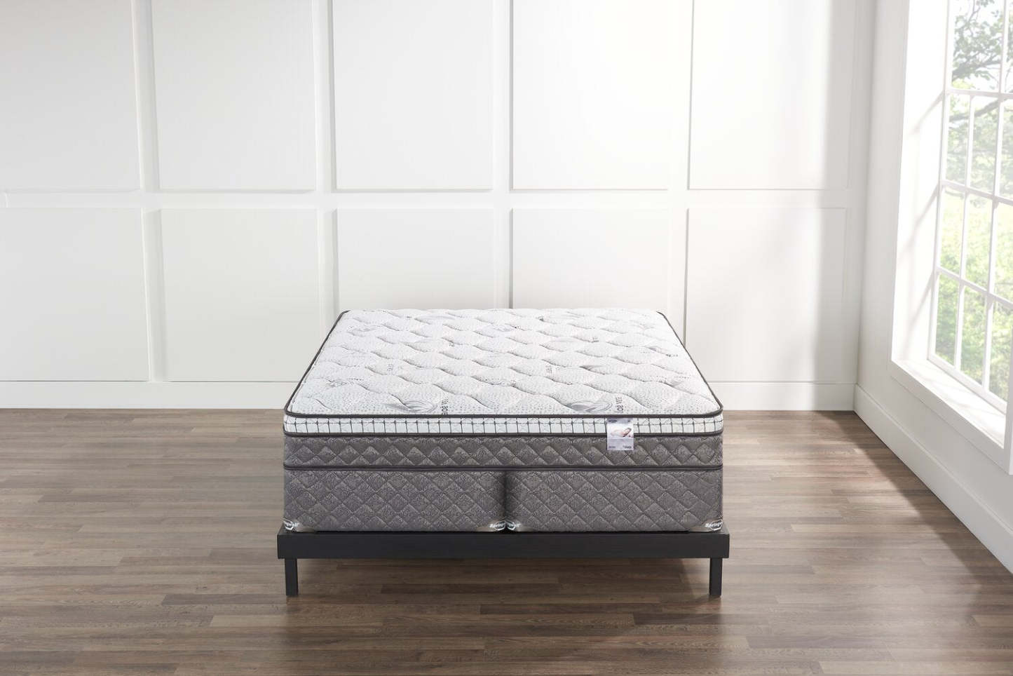 Springwall Canada 2021 Ensemble de sommier tapissier divisé à profil bas pour grand lit | Ensemble sommier divisé à profil bas Canada 2021 de Springwall pour grand lit | SCNQLPKG