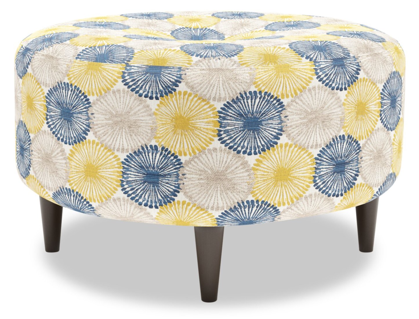 Pouf The Curve 31 en tissu, fabriqué au Canada par Sofa Lab (CURV1159) | Personnalisable