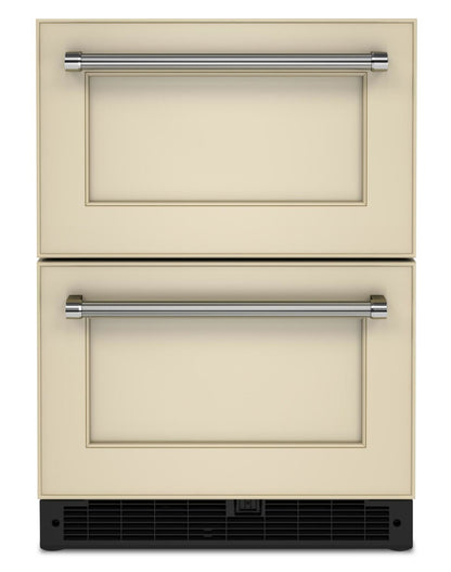 Réfrigérateur-tiroir KitchenAid de 24 po et de 4,3 pi³ sous le comptoir - prêt pour panneau - KUDR204KPA | KitchenAid 24 4.3 Cu. Ft. Undercounter Drawer Refrigerator - Panel Ready
