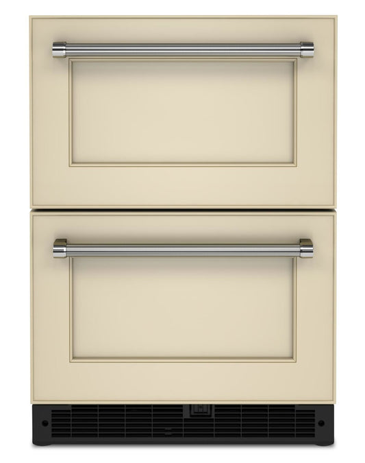 Réfrigérateur-tiroir KitchenAid de 24 po et de 4,3 pi³ sous le comptoir - prêt pour panneau - KUDR204KPA | KitchenAid 24 4.3 Cu. Ft. Undercounter Drawer Refrigerator - Panel Ready