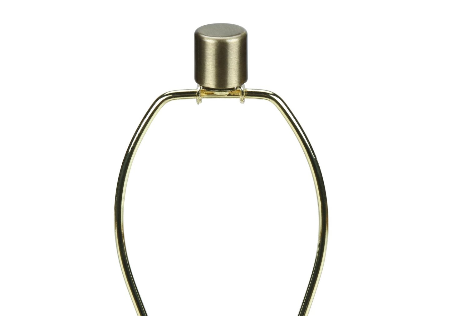 Lampe de table de 24 po béton noir avec touches dorées et abat-jour ivoire