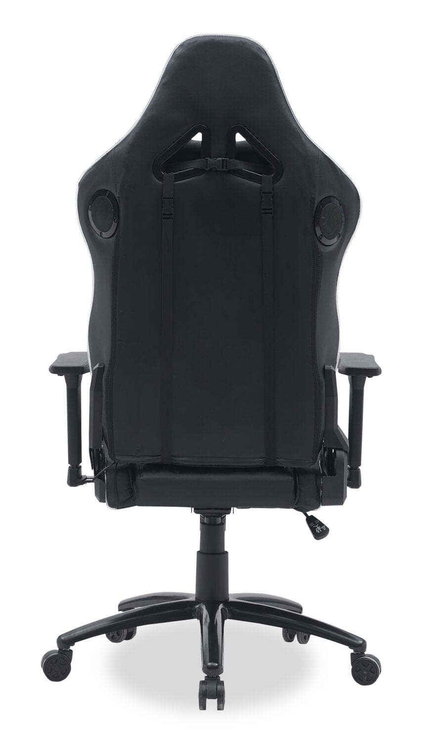Fauteuil de jeu ergonomique Falcon 30" avec haut-parleurs Bluetooth intégrés et éclairage LED - Noir | Fauteuil de jeu ergonomique Falcon de 30 po avec haut-parleurs Bluetooth intégrés et éclairage à DEL - noir