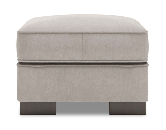 Fabriqué au Canada Canapé personnalisable Lab Track 24 en tissu d'apparence lin - Pax gris ardoise | Pouf Track de Sofa Lab de 24 po fabriqué au Canada en tissu d'apparence lin - gris Pax Slate | TR803049