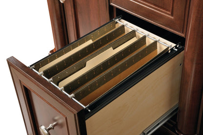 Bureau Palladia de 59,49 po avec crédence et rangement - cerisier raffiné