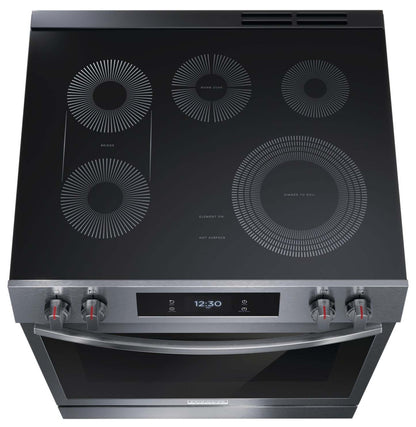 Cuisinière électrique Frigidaire Gallery de 6,2 pi³ avec convection totale et friture à air - acier inoxydable résistant aux taches…