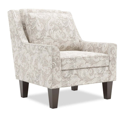 Fauteuil d’appoint club Sofa Lab personnalisable en tissu 29 po avec pattes en bois - Dove multicolore | Fauteuil d’appoint club Sofa Lab de 29 po fabriqué au Canada en tissu avec pattes en bois - Dove multicolore | CLUB1825