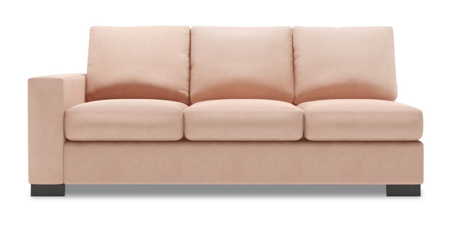 Sofa Lab Track LAF Sofa - Pax Rose | Sofa de gauche Track de la collection Sofa Lab - Pax Rose | TR133249