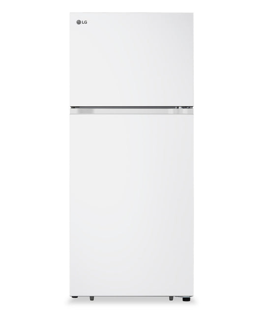 LG 28 18 Cu. Fort. Réfrigérateur à congélateur supérieur prêt pour le garage - Blanc - LT18S2100W | Réfrigérateur LG de 18 pi³ et de 28 po à congélateur supérieur qui convient à une installation dans un garage - blanc - LT18S2100W | LT18S21W