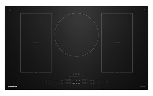 Table de cuisson à induction KitchenAid 36 à 5 éléments - Acier inoxydable - KCIT736SBL | Plaque de cuisson à induction KitchenAid de 36 po à 5 éléments - acier inoxydable - KCIT736SBL