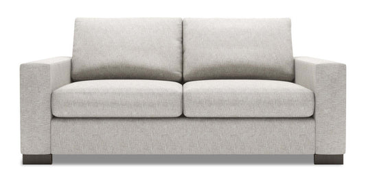 Fabriqué au Canada Canapé Personnalisable Sofa Lab Track 75 Canapé en Tissu Chenille de Taille Condo avec Accoudoirs - Argent Luxe | Canapé Track de Sofa Lab de 75 po de format condo fabriqué au Canada en tissu de chenille - Argent Luxe | TR092793