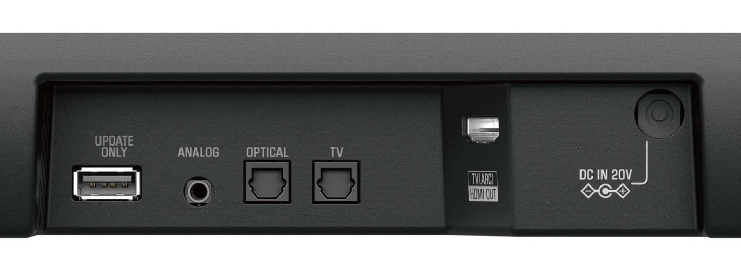 Barre de son compacte YAMAHA 2.0 CH Dolby Digital avec caisson de basses intégré (SR-C20A) | Barre de son compacte à 2.0 canaux YAMAHA avec DolbyMD Digital et caisson d'extrêmes graves intégré (SR-C20A)