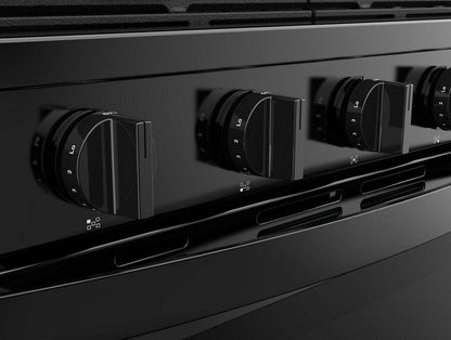 Cuisinière intelligente à gaz Whirlpool de 5 pi³ avec friture à air et autonettoyage - noire - WFGS7530RB | Whirlpool 5 Cu. Ft. Smart Gas Range with Air Fry and Self-Clean - Black - WFGS7530RB | WFGS75RB