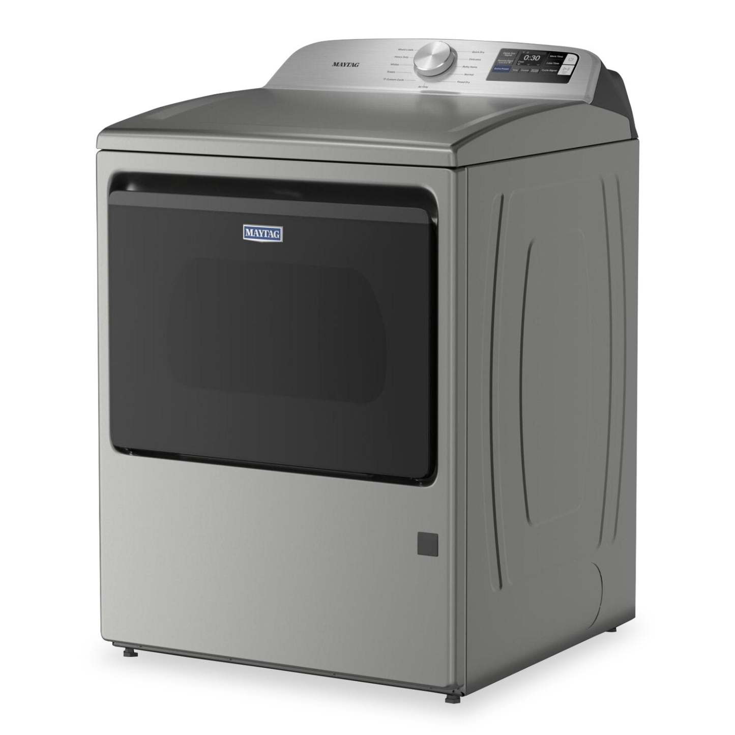 Sécheuse à gaz Maytag à chargement par le haut de 7,4 pi3 avec détection d'humidité - avancée grise - MGD6205RR