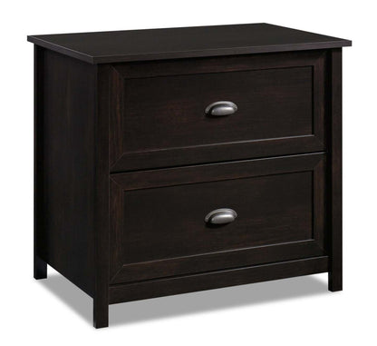 Cayla 33.39 2-Drawer Classing Cabinet - Estate Black|Classeur Cayla de 33,39 po à 2 tiroirs - noir Estate