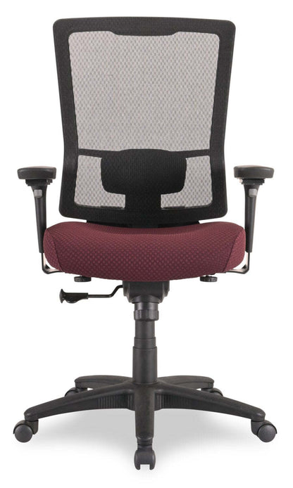Tempur-Pedic Remy 26,8” Office Chair - Burgundy with Mesh Back | Chaise de bureau Remy de Tempur-Pedic de 26,8 po - bourgogne avec dossier en maille