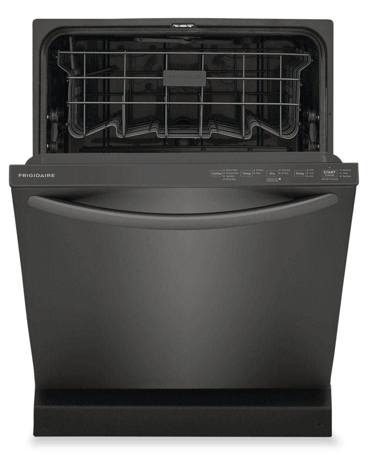 Frigidaire Lave-vaisselle encastrable à commande supérieure 24 52 dBA - Acier inoxydable noir - FDPH4316AD | Lave-vaisselle encastré Frigidaire de 24 po et de 52 dBA avec commandes sur le dessus - acier inoxyd…