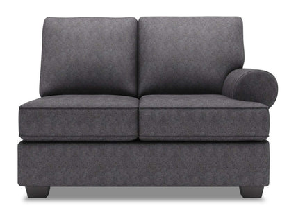 Sofa Lab Roll RAF Loveseat - Charbon de luxe | Causeuse de droite Roll de la collection Sofa Lab - Charbon de luxe | RO222993