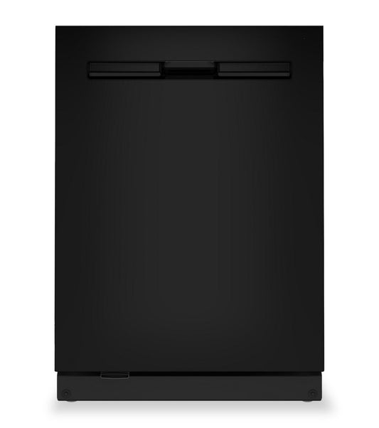 Lave-vaisselle encastré Maytag de 24 po et de 47 dBA avec commandes sur le dessus - noir - MDPS7024SB