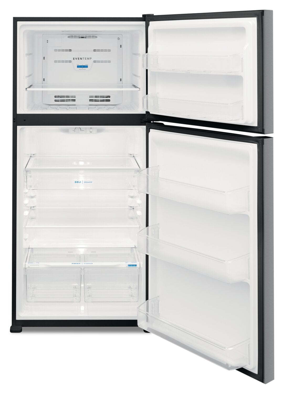 Réfrigérateur Frigidaire de 30 20 pi³ à congélateur supérieur - acier inoxydable - FFTR2045VS | Frigidaire 30 20 Cu. Fort. Réfrigérateur à encastrer - Acier inoxydable - FFTR2045…