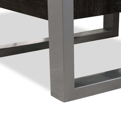 Rayna 59.84 L-Shaped Office Desk with 2-Drawers - Bureau en forme de L Rayna de 59,84 po avec 2 tiroirs - noyer foncé