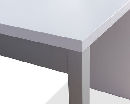 Bureau réversible Oscar 47 à 3 tiroirs - Blanc|Bureau réversible Oscar de 47 po à 3 tiroirs - blanc