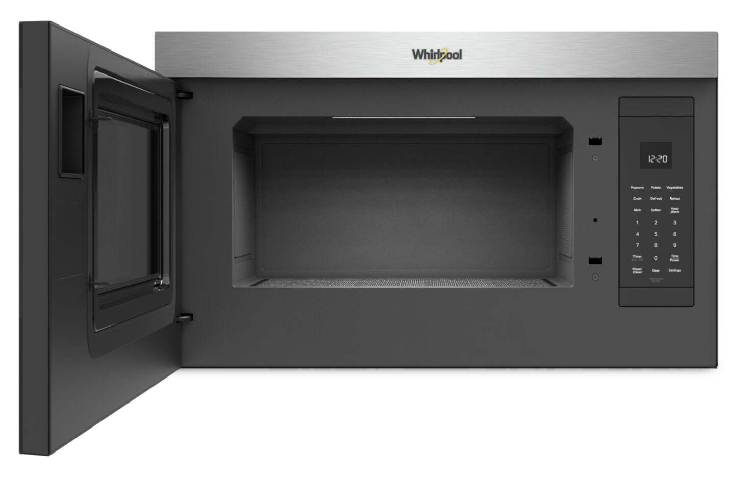 Tourbillon 1,1 Cu. Fort. Micro-ondes encastré avec 900 watts de cuisson - Résistant aux empreintes digitales… | Quatre à micro-ondes à hotte intégrée Whirlpool de 1,1 pi³ à installation affleurée avec cuisson à 900…