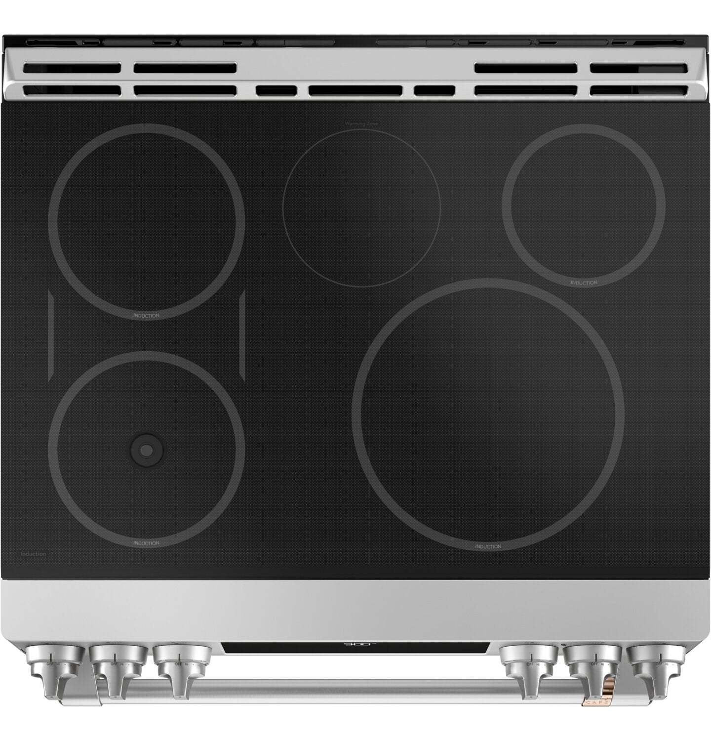 Cuisinière intelligente électrique Café de 5,7 pi³ avec caméra dans le four et capteur sur la surface - Acier inoxydable - CHS…