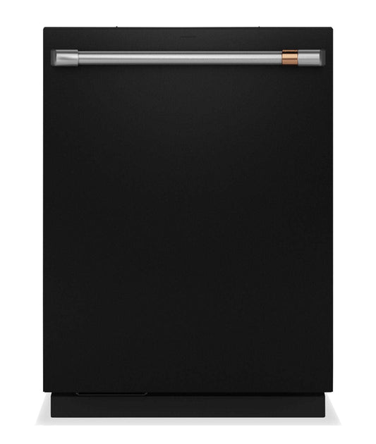 Café 24 39 dBA Lave-vaisselle intelligent avec panier supérieur UltraWash - noir mat - CDT888P3VD1 | Lave-vaisselle intelligent Café de 24 po et de 39 dBA avec panier supérieur UltraWash - noir mat - CDT888P3VD1