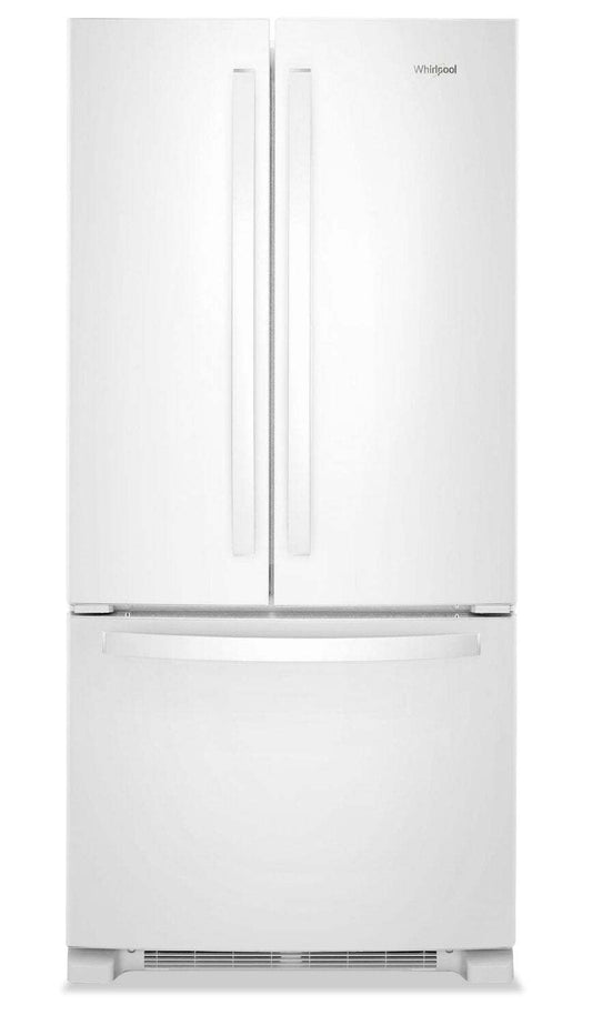 Tourbillon 33 22 Cu. Fort. Réfrigérateur à congélateur inférieur - Blanc - WRFF5333PW | Réfrigérateur Whirlpool de 22 pi³ et de 33 po à congélateur inférieur - blanc - WRFF5333PW