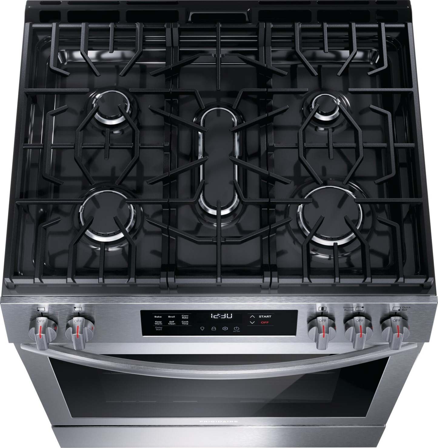 Cuisinière à gaz Frigidaire de 5,1 pi³ avec préchauffage rapide et cuisson par convection - acier inoxydable - FCFG3083…