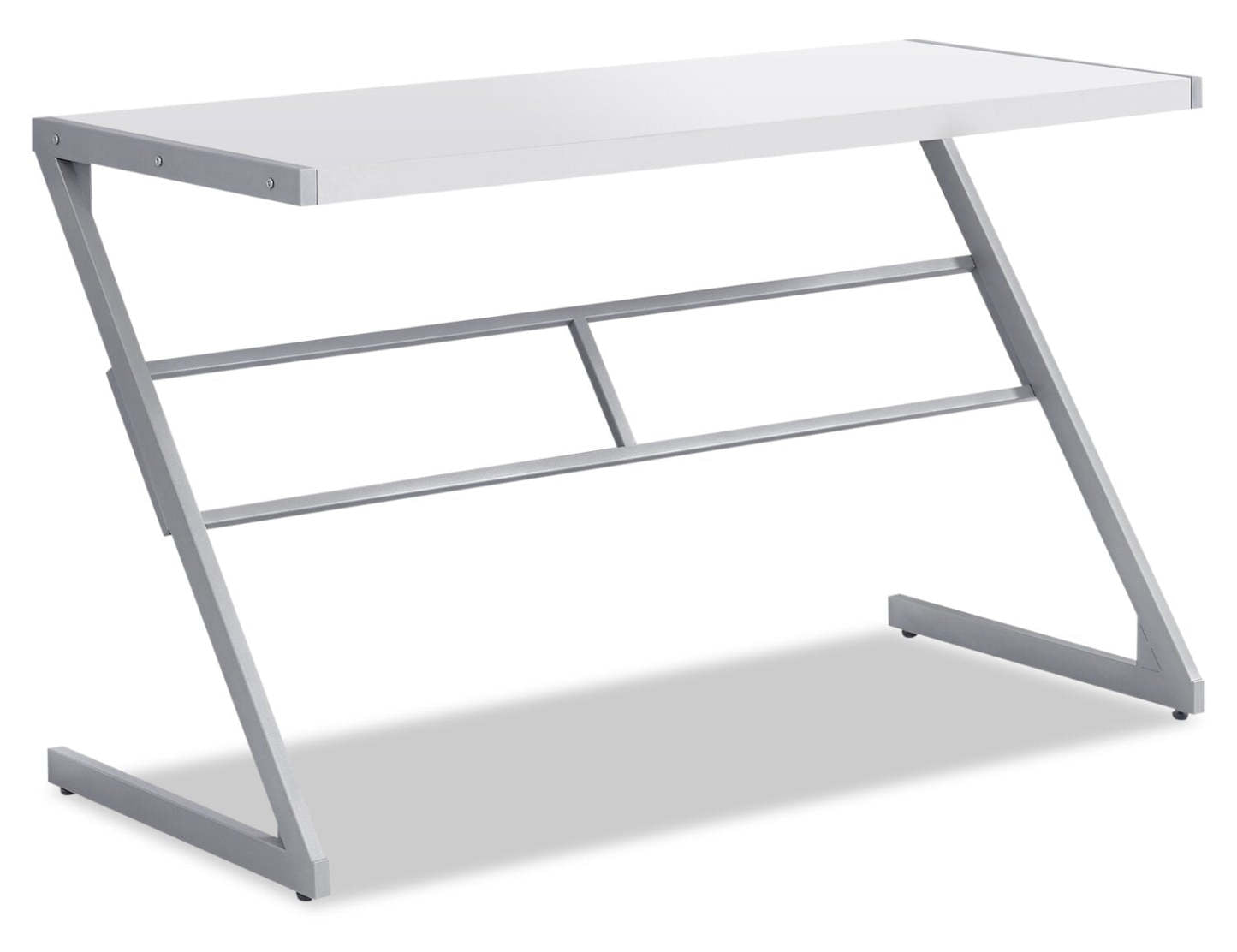 Bureau compact Matt 48 - Blanc