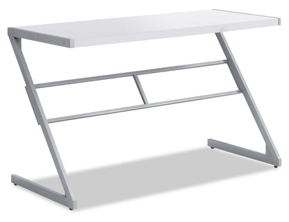 Bureau compact Matt 48 - Blanc