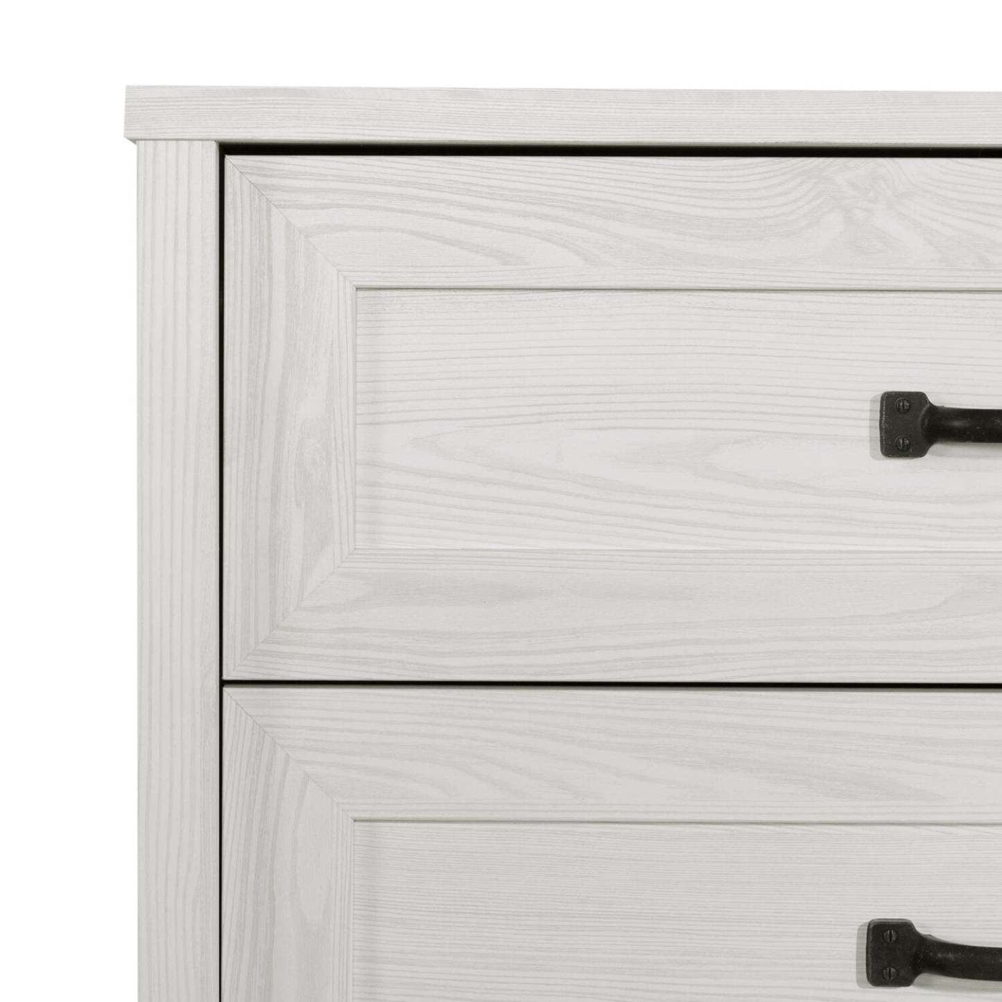 Commode de chambre à coucher Dove, 5 tiroirs, 30,5 L x 49 H, fabriquée au Canada - Blanc | Commode verticale Dove de 30,5 po (L) x 49 po (H) à 5 tiroirs pour la chambre à coucher, fabriquée au Canada - blanche