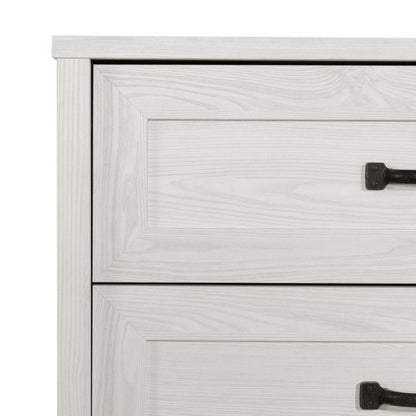 Commode de chambre à coucher Dove, 5 tiroirs, 30,5 L x 49 H, fabriquée au Canada - Blanc | Commode verticale Dove de 30,5 po (L) x 49 po (H) à 5 tiroirs pour la chambre à coucher, fabriquée au Canada - blanche