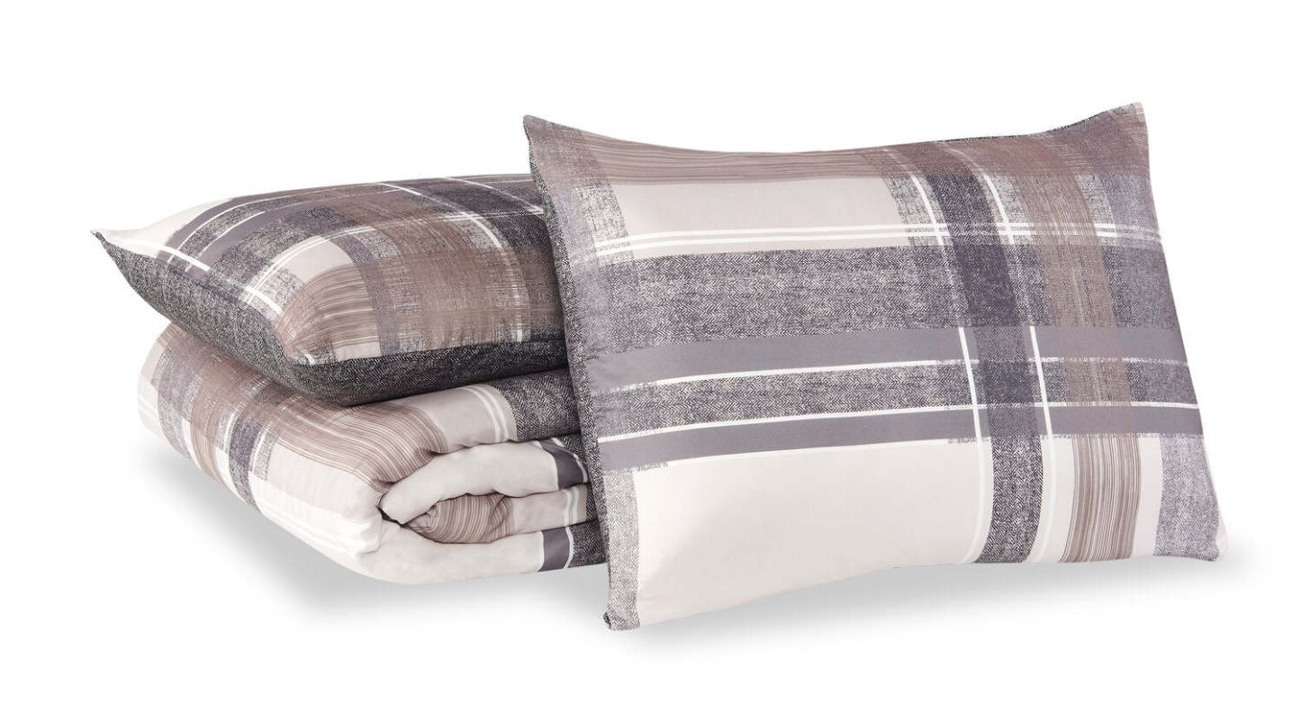 Ensemble d'édredon Conner 3 pièces pour lit double/grand lit | Ensemble d'édredon Conner de 3 pièces pour lit double ou grand lit