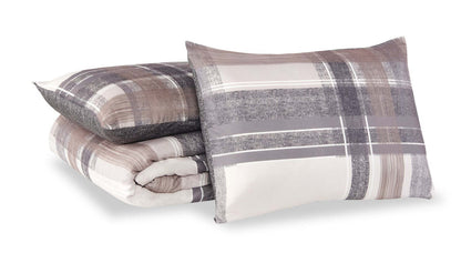 Ensemble d'édredon Conner 3 pièces pour lit double/grand lit | Ensemble d'édredon Conner de 3 pièces pour lit double ou grand lit