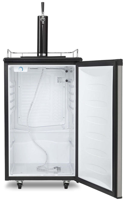 Danby 5,4 Cu. Fort. Kegerator à robinet unique - DKC054A1BSLDB | Refroidisseur de fût à bière Danby de 5,4 pi³ à 1 robinet - DKC054A1BSLDB | DKC054A1