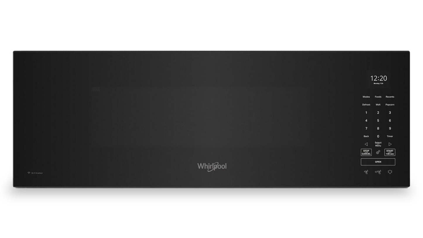 Tourbillon 1,1 Cu. Fort. Micro-ondes intelligent à profil bas - Noir - YWMML5530RB | Quatre à micro-ondes à hotte intégrée intelligente à profil bas Whirlpool de 1,1 pi3 - noir - YWMML5530RB | YWMML5RB