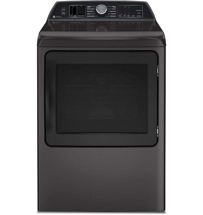 Sécheuse électrique Profile de 7,4 pi³ avec lien à la laveuse - PTD70EBMTDG | Profile 7.4 Cu. Ft. Electric Dryer with Washer Link - PTD70EBMTDG