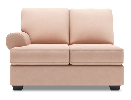 Sofa Lab Roll LAF Loveseat - Pax Rose | Causeuse de gauche Roll de la collection Sofa Lab - Pax Rose | RO233249